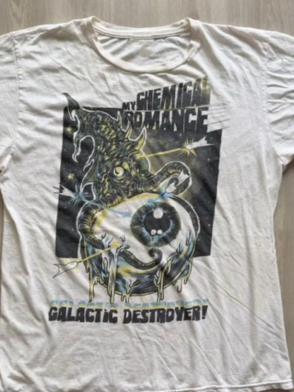 My Chemical Romance "Galactic Destroyer" Graphic Tee - White